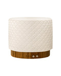 Aroma-Glow Bamboo & Ceramic Diffuser